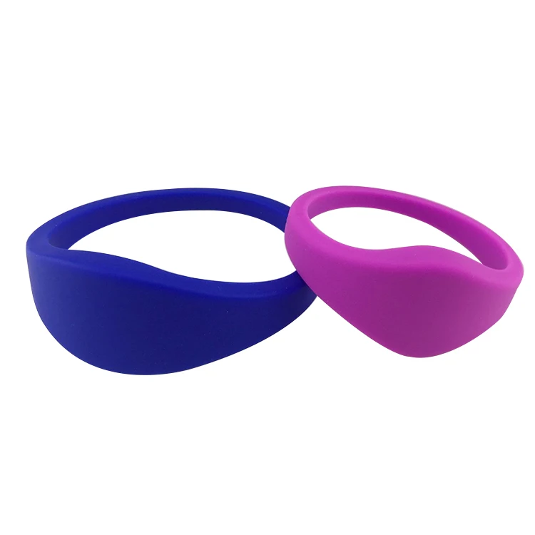NFC MIFARE DESfire EV1 4K Chip RFID Silicone Wristband Bracelet For Events