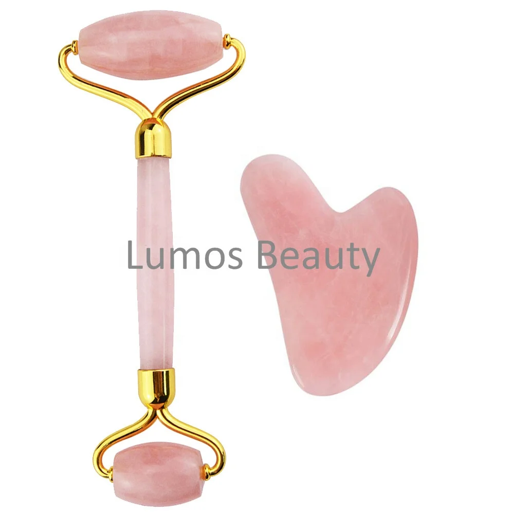 Amazon Top selling Black Obsidian Jade Roller and guasha set for anti aging