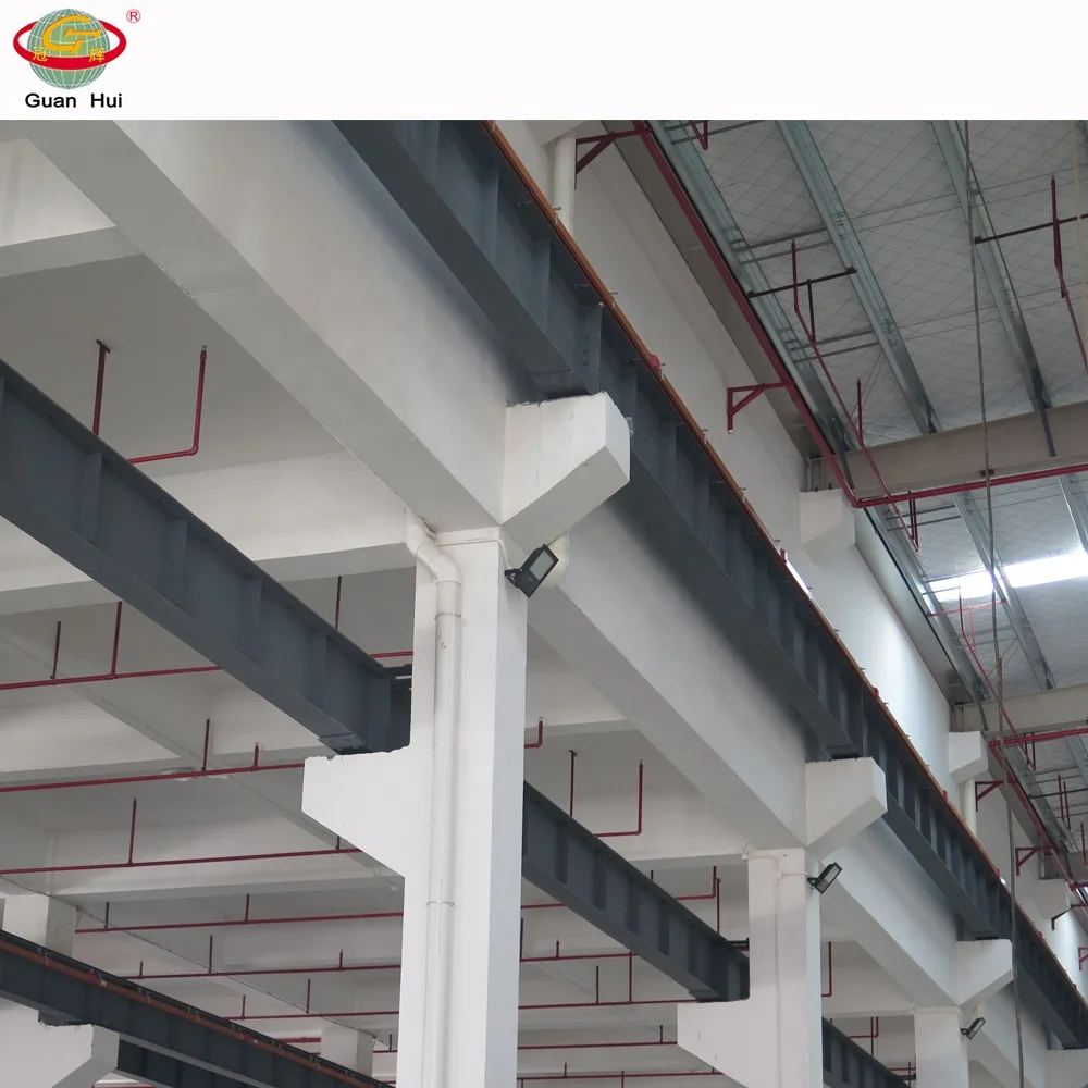 Prefabricated  customized light welded h-beams steel workshop