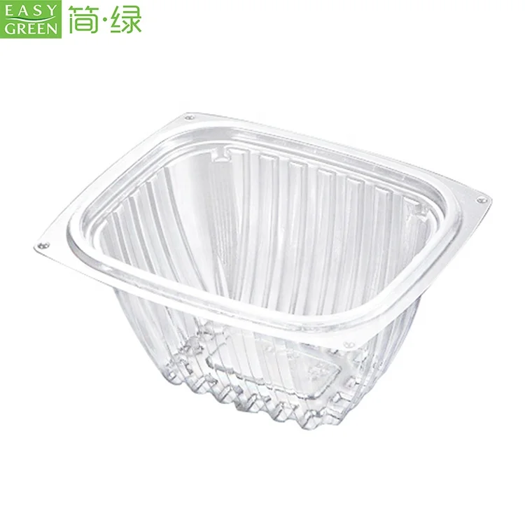 
Easy Green unique disposable plastic takeaway salad containers bowl with lid 