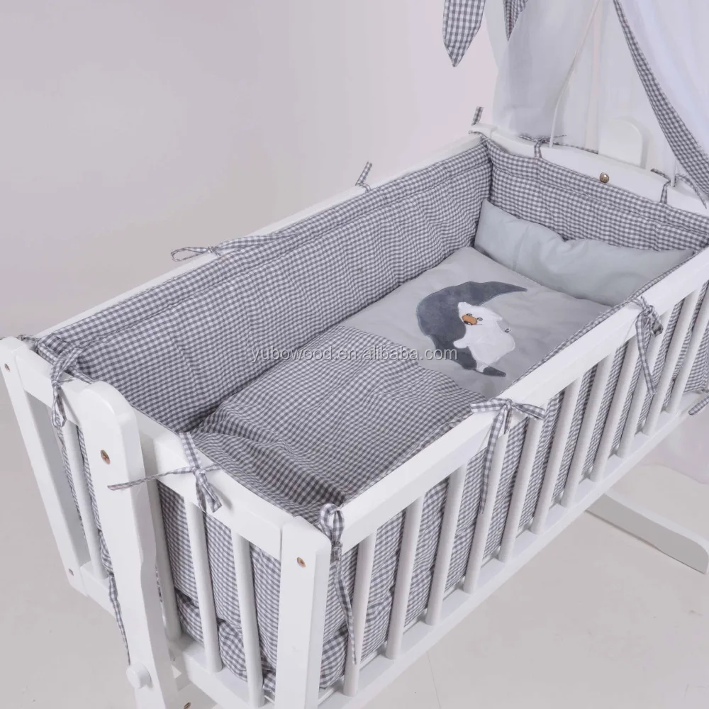 
baby cradle Bed Swinging baby crib wooden rocking crib 