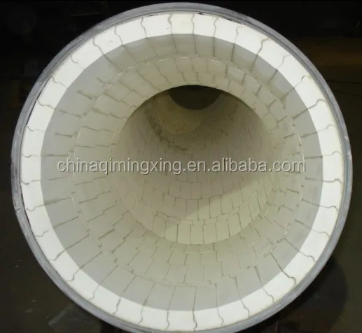 95%/92% Alumina Ceramic Lining Brick for mill outlet pipe/mill cylinder/slurry pipelines, Made-in-China