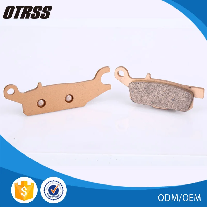 Хорошее тепловыделение задние тормозные колодки для YAMAHA YFM 550 золотой диск