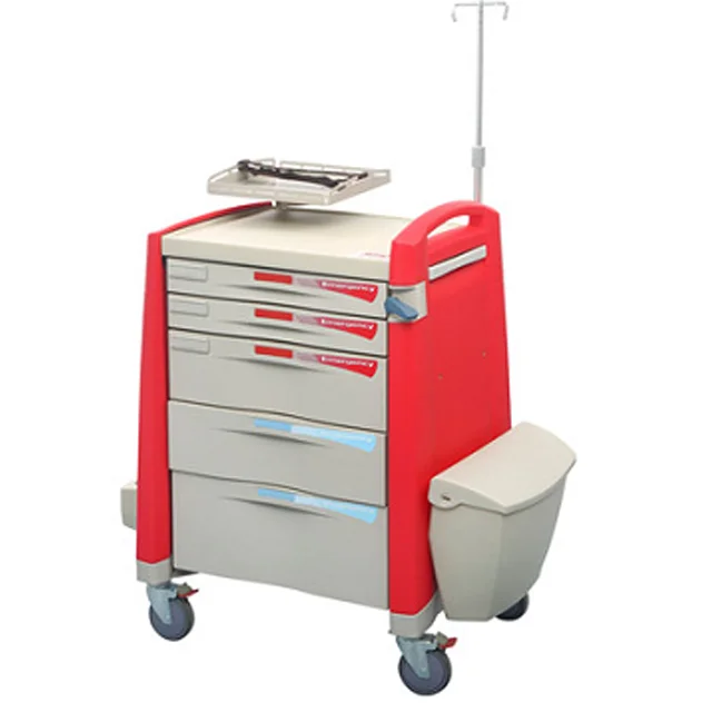 YFS-023 ABS Medical Patient  Emergency Equipment Function Trolley