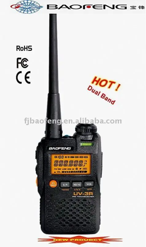 Baofeng Micro UHF VHF двухстороннее радио UV-3R