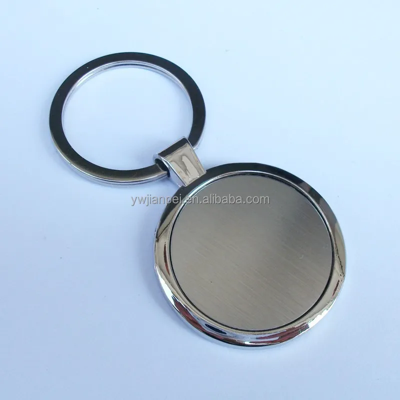 
Round Shape Metal Blank Stock Keychain Logo size 30*30mm 