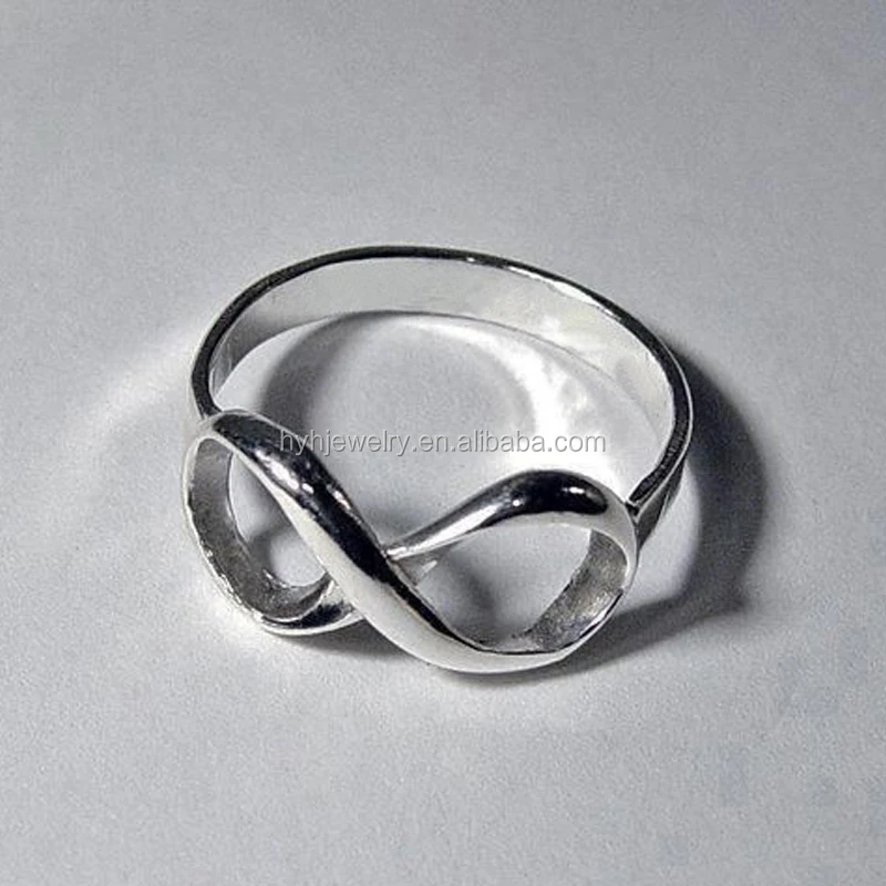 
Classic infinity 925 silver ring 