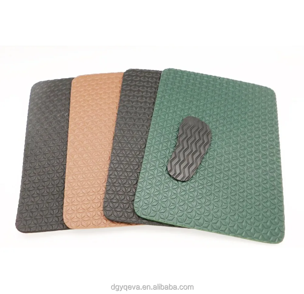 non-slip  texture eva foam sole sheet EVA Rubber Sheet for slipper sole out-sole