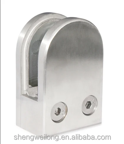 Tempered Glass Railing Stainless Steel Glass Clamps Corner Glass Clips