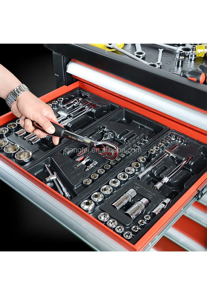 27' Inch Steel Tool Box Trolley For Warehouse Storage Tools