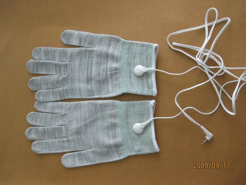 Conductive Electrotherapy Electrode Massage Tens Gloves for Pain Relief