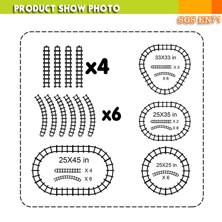 Набор игрушек для рождественского поезда с музыкальной функцией