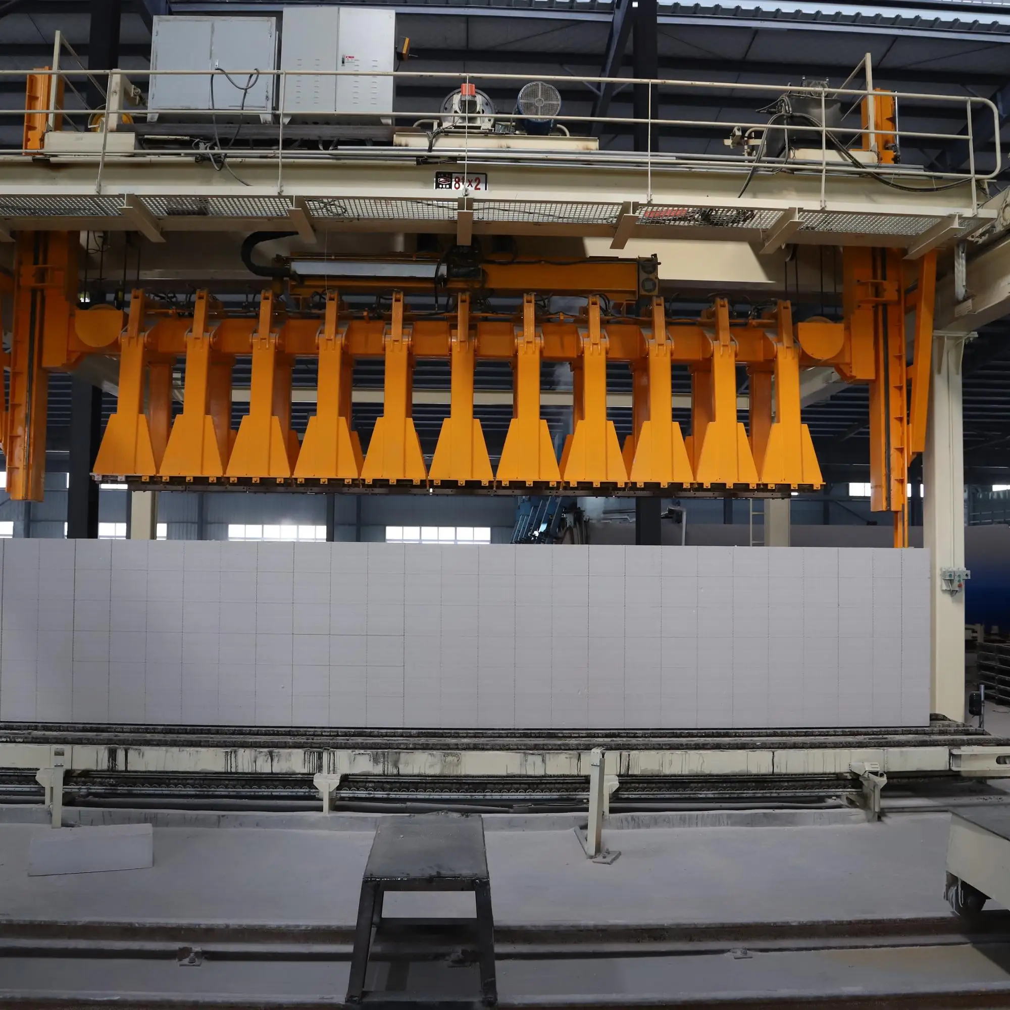 Automatic aac block plant machine