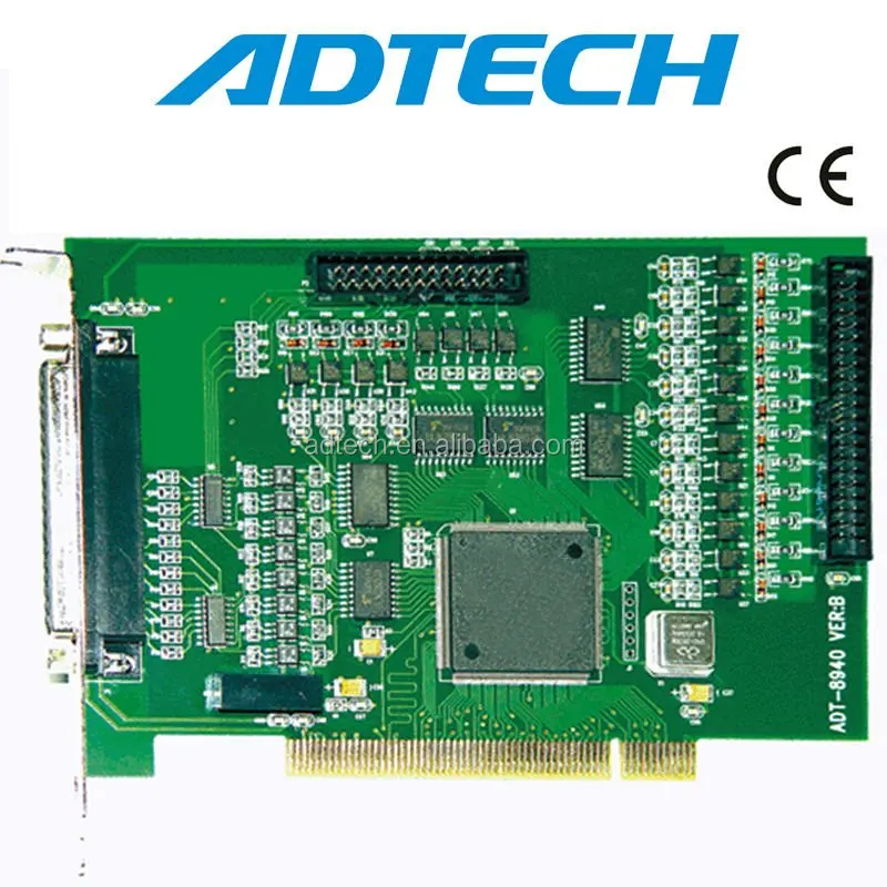 ADTECH ADT-8940A1 PCI Bus 4 axis Motion Control Card with accessories wiring board and data lines