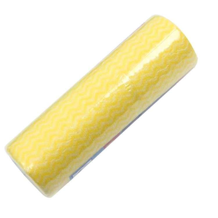 High quality spunlace viscose polyester handy wipes for household cleaning