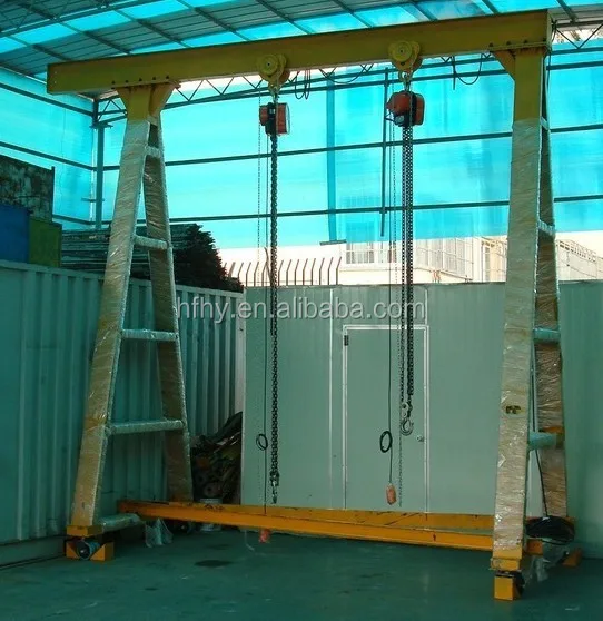 China manufacturer of A Frame Portable Mini/Small Gantry Crane 1000kg for sale ce certificate