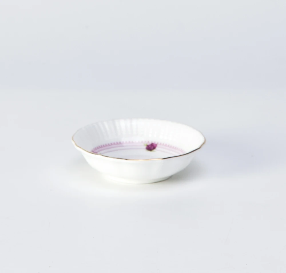 Chinese factory wedding event plates rose flower sets dinnerware