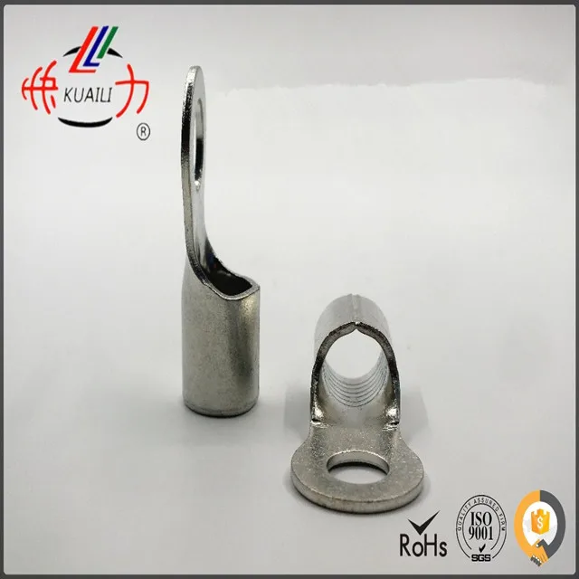 Non-Insulated Ring Terminal AWG 2/0 STUD SIZE 1/4 5/16 3/8 7/16 1/2 9/16 5/8 11/16 3/4 7/8 RNB Non-Insulated Ring Terminal