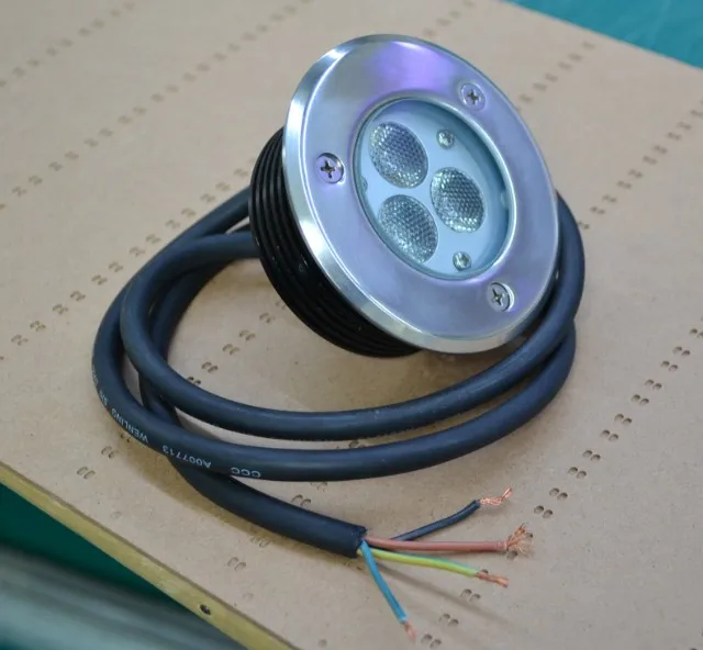 Водонепроницаемый ip67 3*3w встраиваемые пол RGB 3in1 светодиодный подземный свет 12/24V