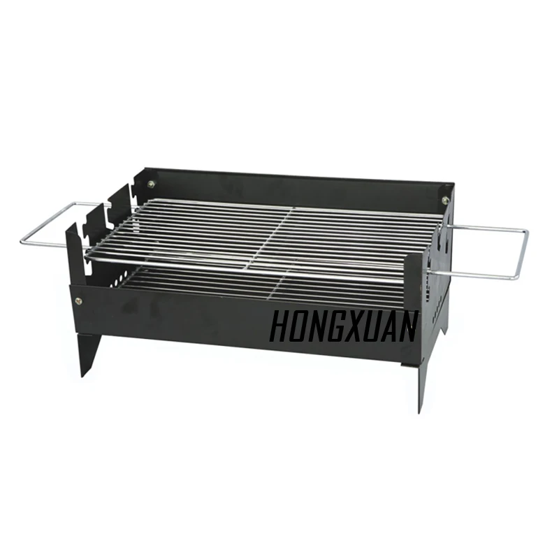 Hotsale! Grill With Grill Net Собрать Гриль Плита с колесом BBQG-8805 Гриль Из Нержавеющей Стали 430 #