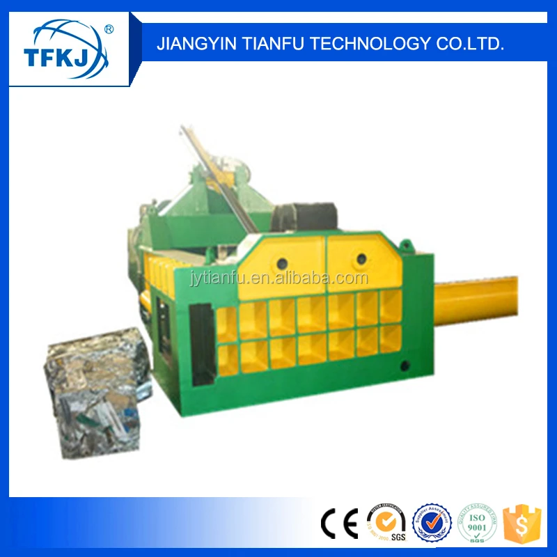 250T Metal scrap yard PLC Hydraulic copper baler press waste iron aluminium profile press machine(High Quality)