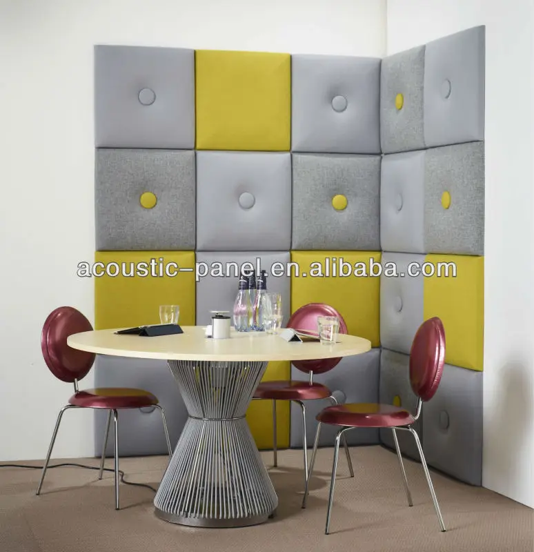 Factory Hot Sale Upholstered Wall Panel For Hotel Bed Background Faux Leather Wall Panels Interior Wall Paneling