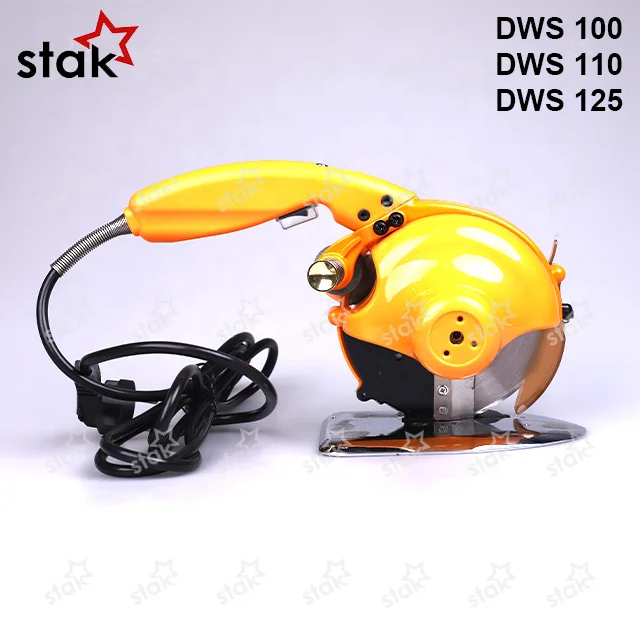 HOT SALE DWS 100 DWS 110 DWS 125 portable round knife servo direct drive cloth cutter machine