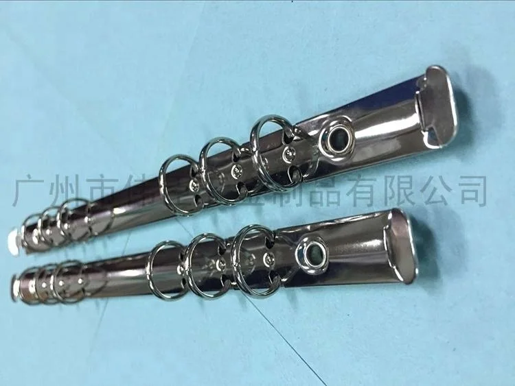 
High quality notebook clips photo album clips wholesale metal 6 ring binder mechanism 