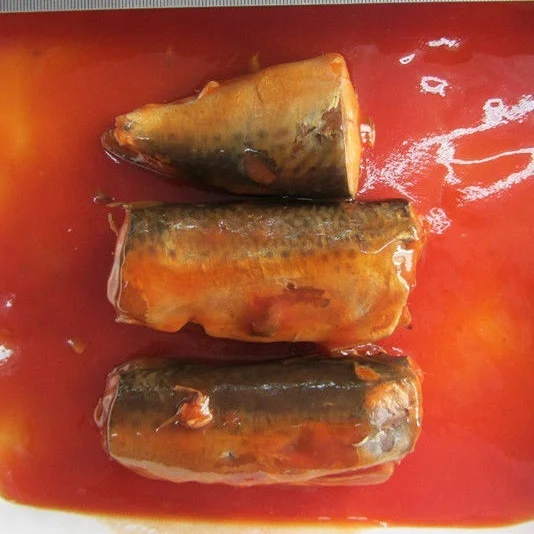 Лучшее качество 155 г консервы питания скумбрия рыбы