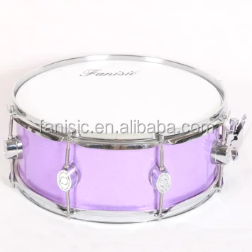 Factory Direct Sale Colorful Snare Drum 14 Inches Purple Marching Snare Drum