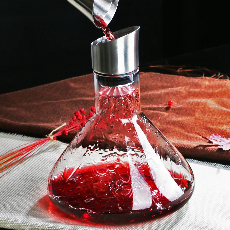 Red Wine Glass Whiskey Decanter