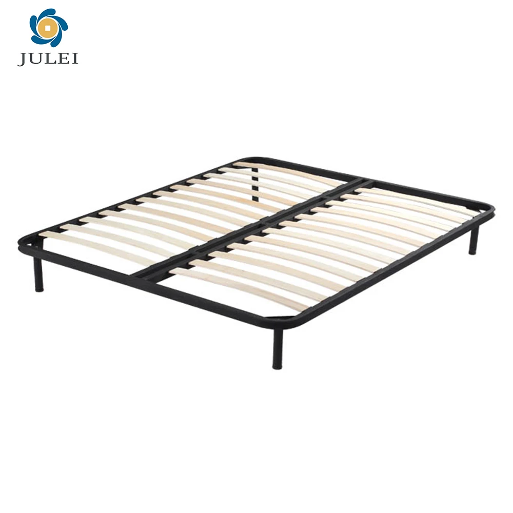 Metal bed frame High quality metal easy to assemble metal lath folding bed frame mattress base