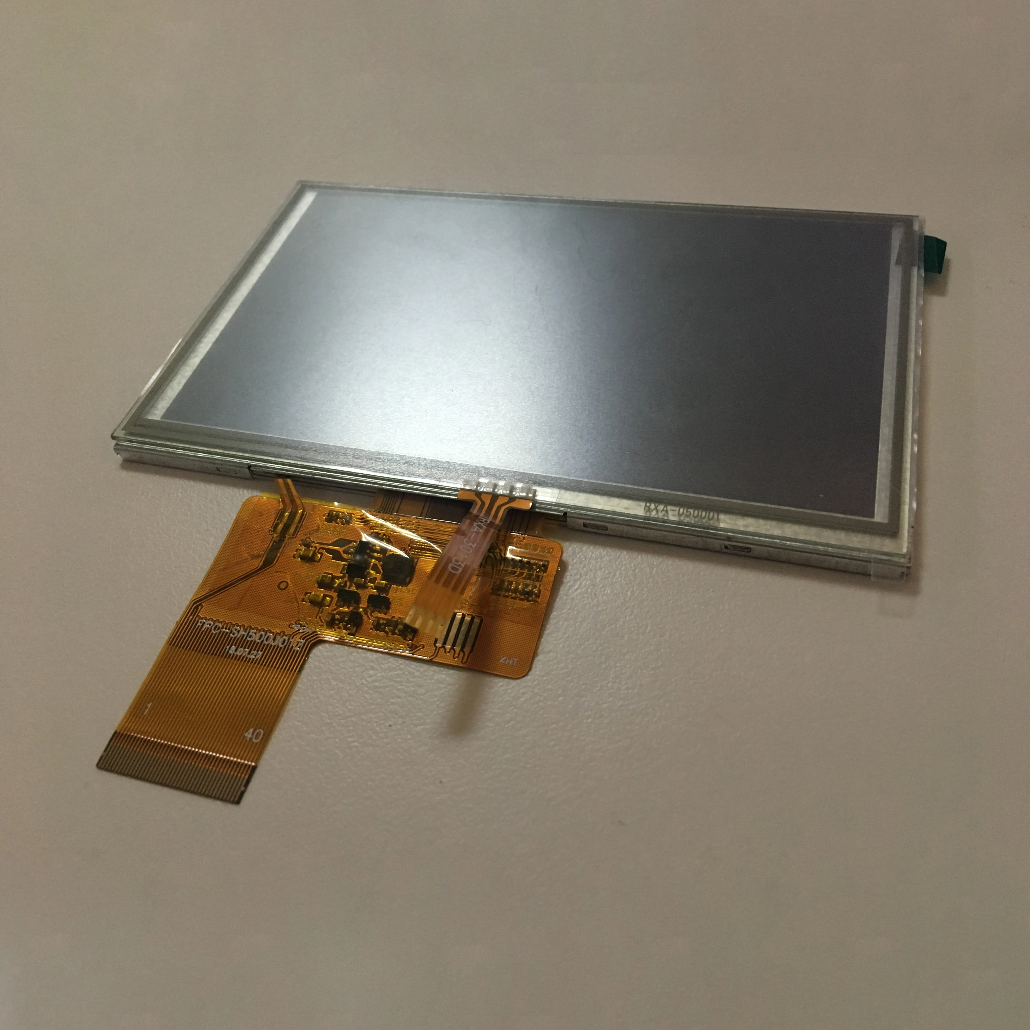 5 inch lcd panel 800*480 TN color TFT LCD display touch panel with RTP