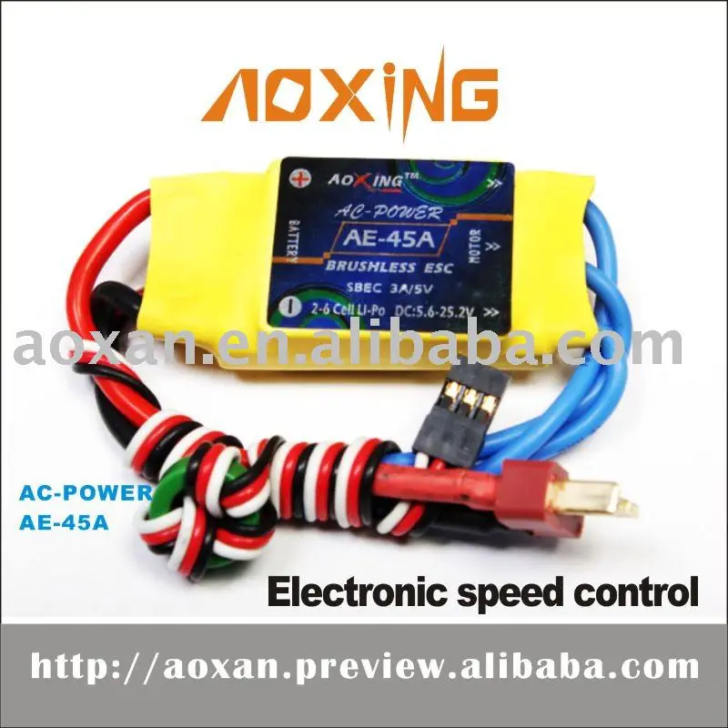 Wholesale Custom Brushless Motor Outrunner 45a Brushless Esc For Rc Airplane Toy