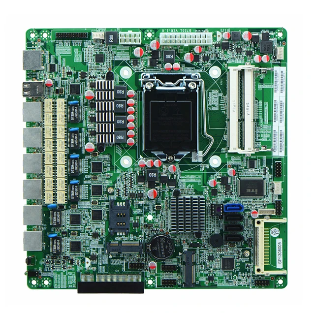 Материнская плата брандмауэра с LGA1155 Utm брандмауэр для 6 * Intel 82583
