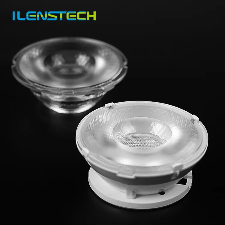 32mm diameter polishing Led lens for COB spot light pmma 24 36 degree led optical lens