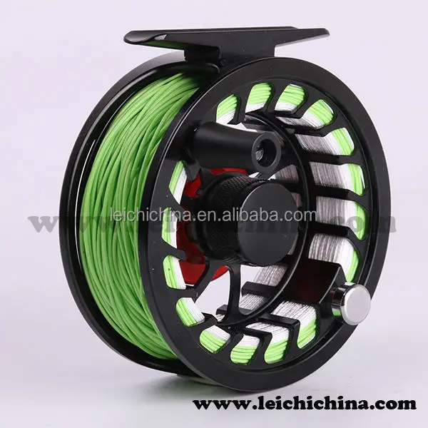 Large arbor cork drag cnc chinese leichi fly reel