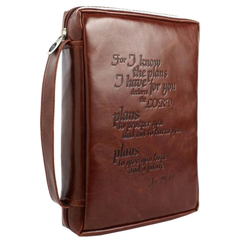 High quality Vintage faux Leather Look Bible Book Cover