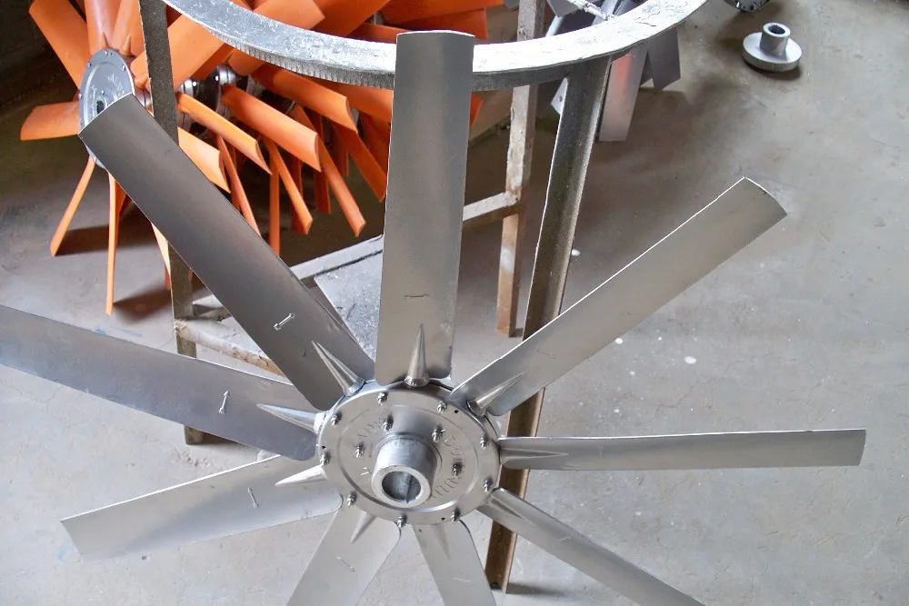 
New technology plastic/Aluminium axial fan impellers/blade 