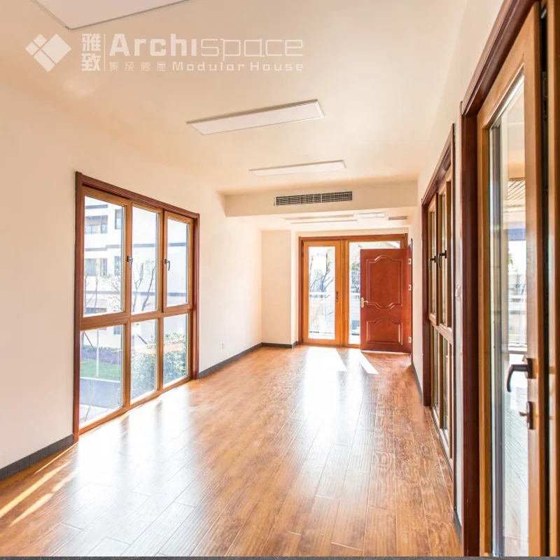 luxury 2 storey Modular building office 3D house plans prefab container homes