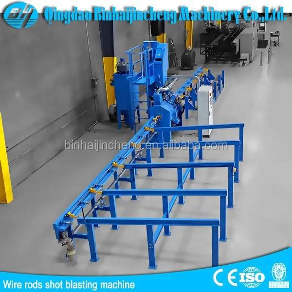 Wire Rods  Mechanical Shotblast Descaling Machine/Abrasive Shot Blasting Equipment for sale