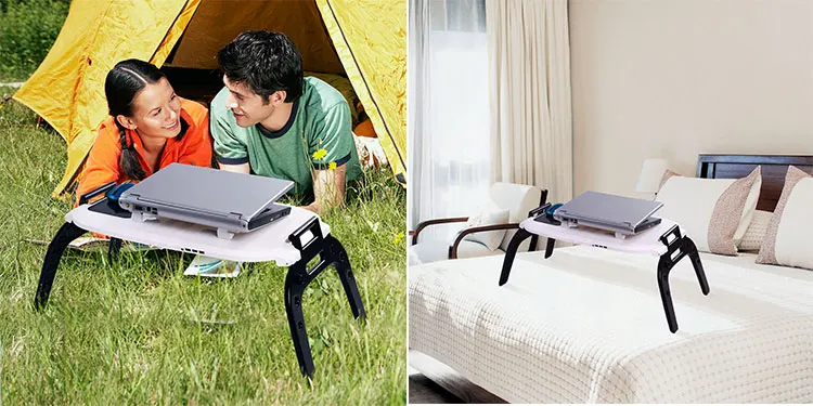 adjustable computer table abs laptop cooling pad wholesale folding study table foldable table