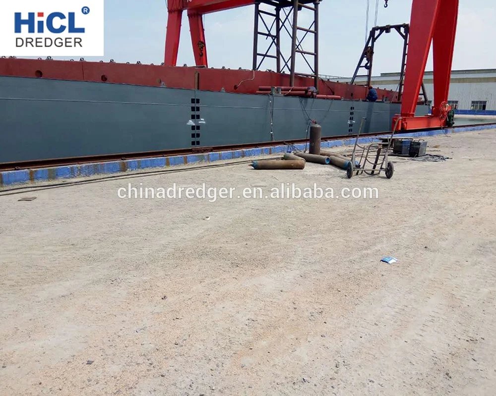 80m3/h amphibious bucket chain river sand/gold/diamond dredging/digging/excavating/panning/mining dredger/machine/equipment/boat