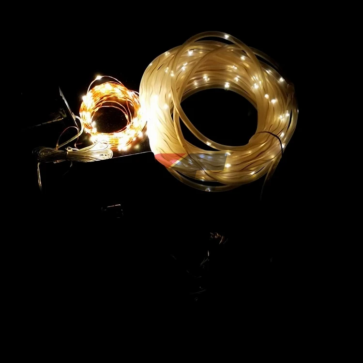 Silver Wire Led Copper Wire Twinkle Light 2AA Battery Operated Micro LED Copper Wire String Lights for festival Decoration