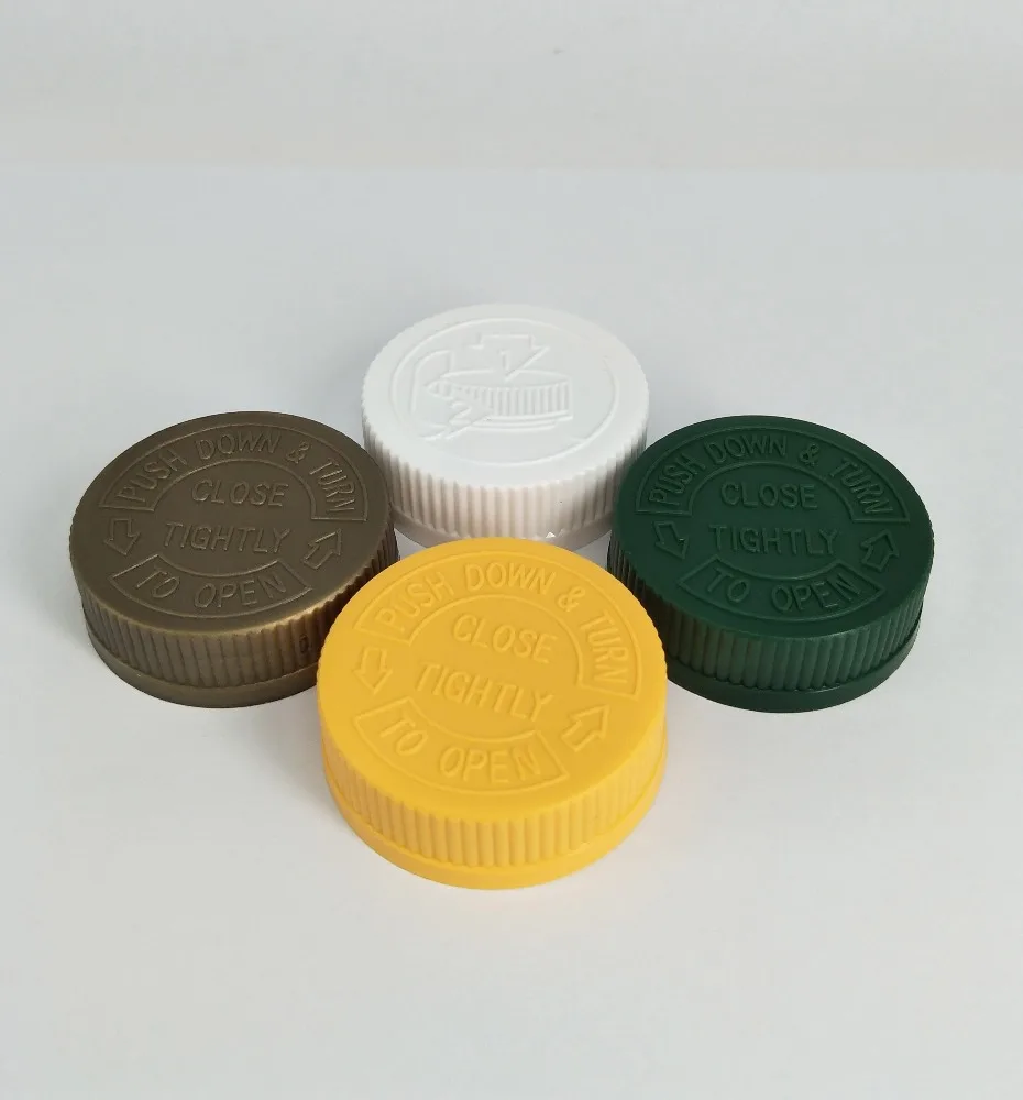 Plastic Childproof cap screw top lids bottle closure