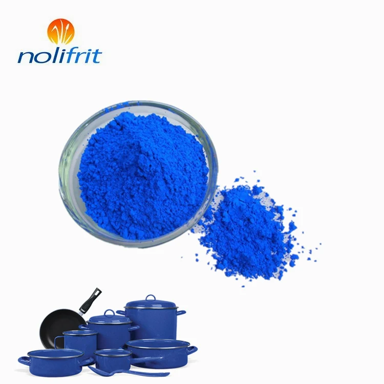 High temperature resistance prussian blue pigment for porcelain enamel product
