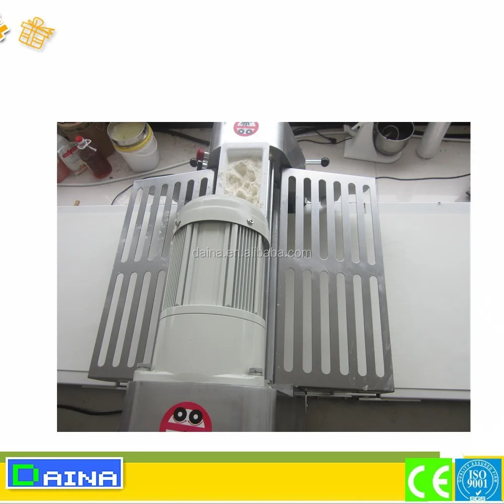 dough sheeter with working table