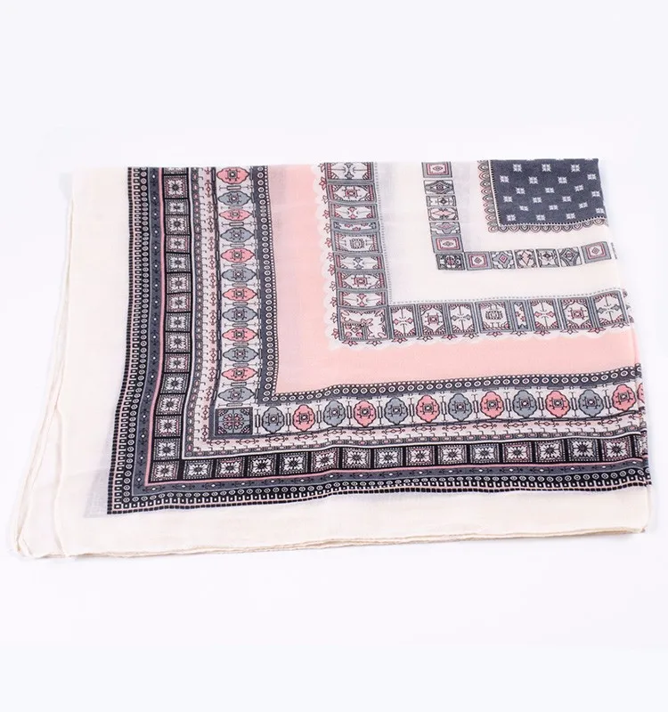 Rulan on sale polyester printing hip hop square scarf