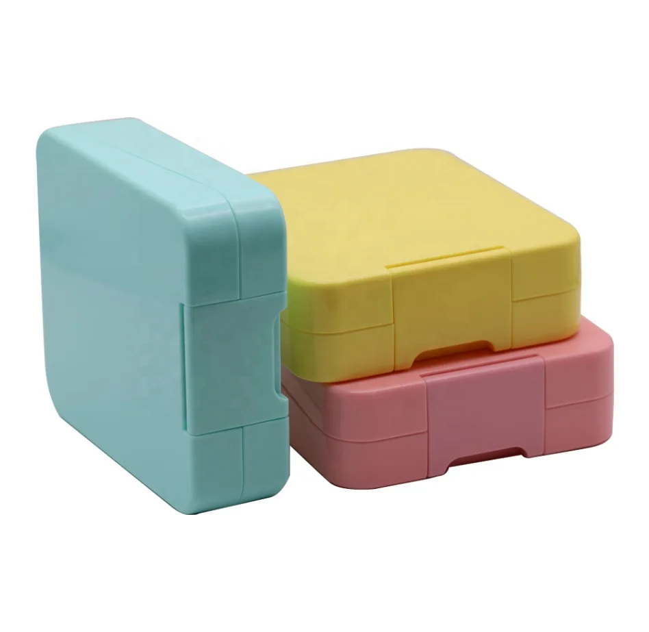 4 Compartment Durable BPA-Free Microwave Safe Small Kids Bento Lunch Box Container Children Leakproof