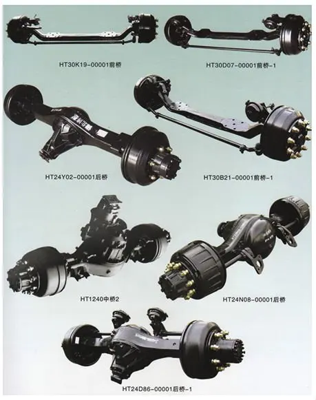 front axle rear axle assy for Yutong Higer Kinglong bus or truck